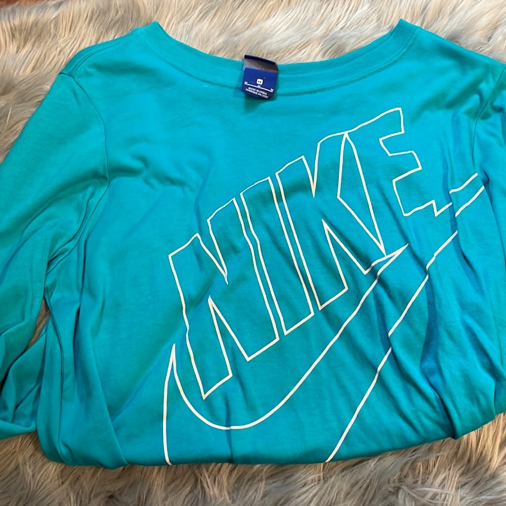 NIKE teal long sleeve
